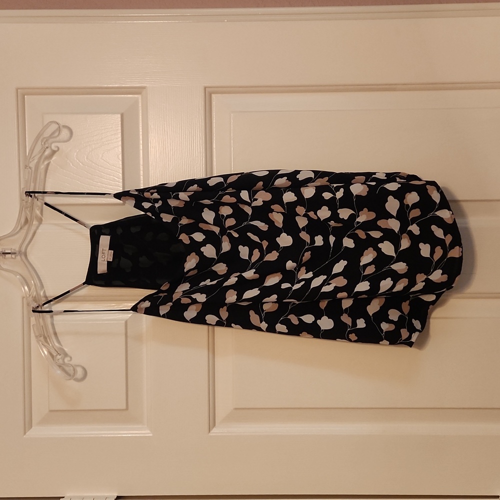 LOFT Halter Top with Black Liner